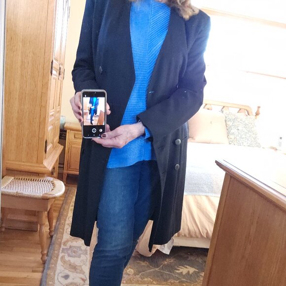 TAHARI DOUBLE BREASTED COAT DRESS - Picture 8 of 8